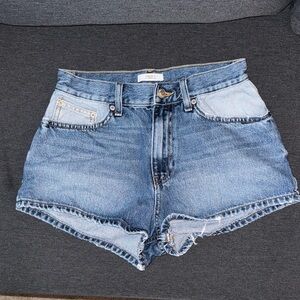Forever 21 Light Blue Jean Shorts